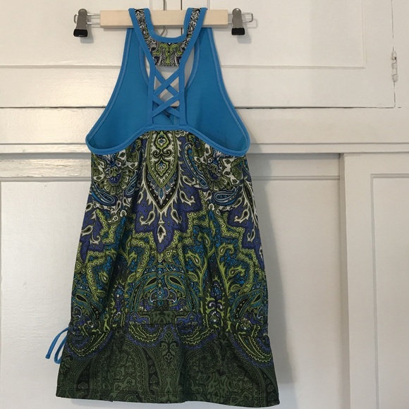 Athleta | Tic Tac Toe Draw String Tank - Picture 6 of 7